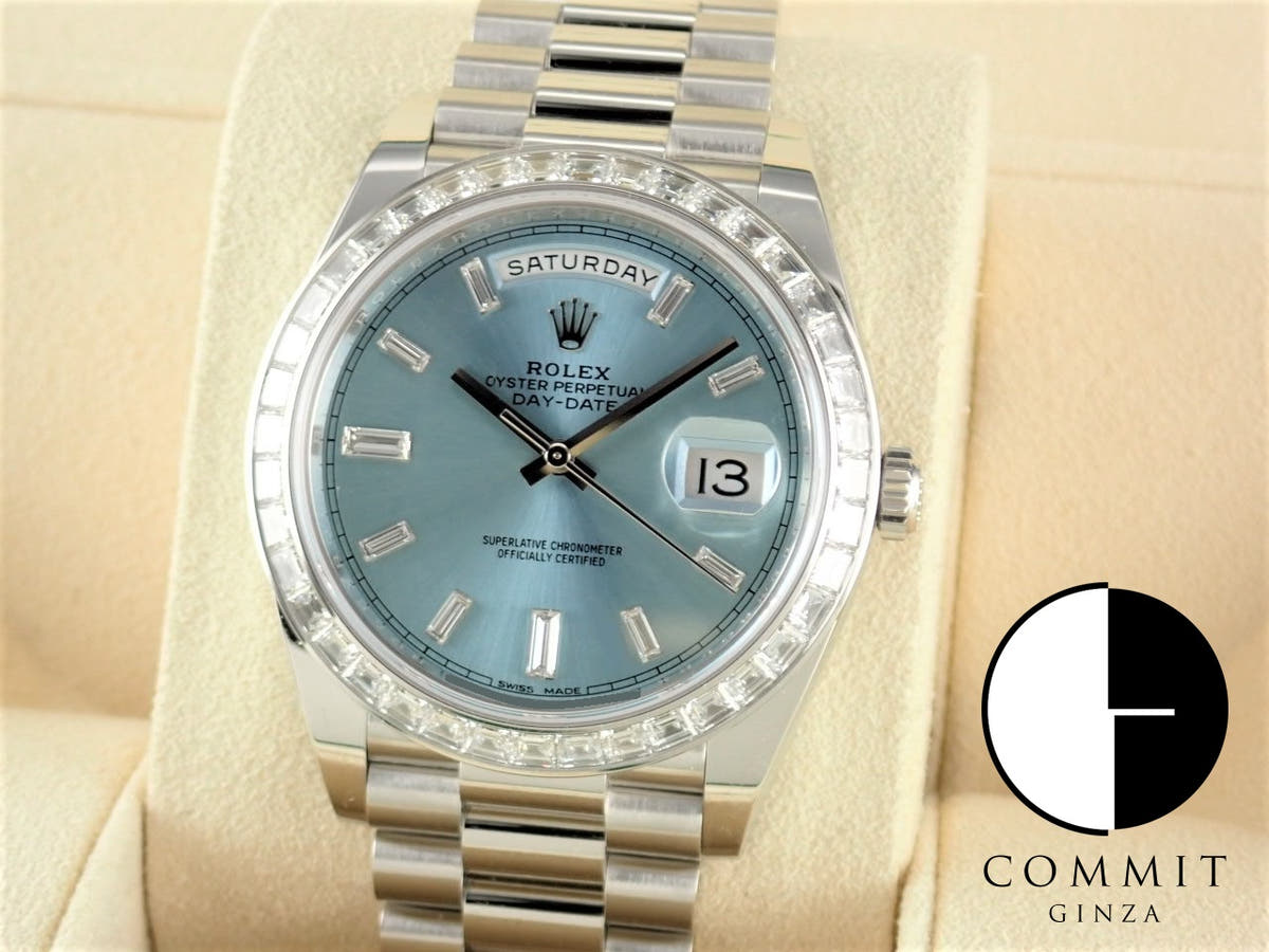 ロレックス デイデイト Ref.228396TBR アイスブルー文字盤 中古 day-date-74