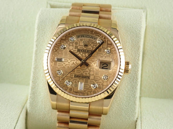 ロレックス デイデイト Ref.118238 シャンパン コンピューター文字盤 中古 day-date-76