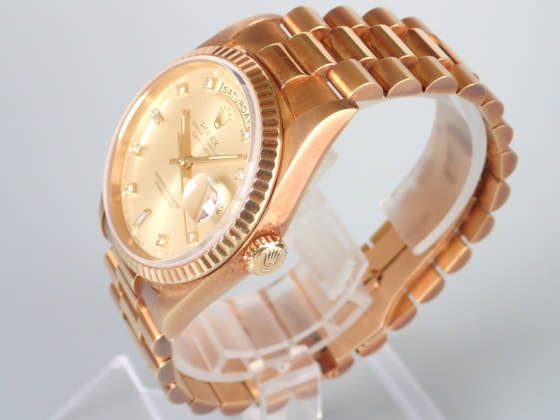 ロレックス デイデイト Ref.18238 シャンパン文字盤 中古 day-date-7