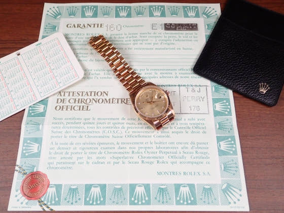 ロレックス デイデイト Ref.18238 シャンパン文字盤 中古 day-date-7
