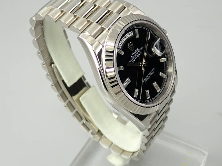 ロレックス デイデイト40 Ref.228239A ブラック文字盤 美品 day-date-99