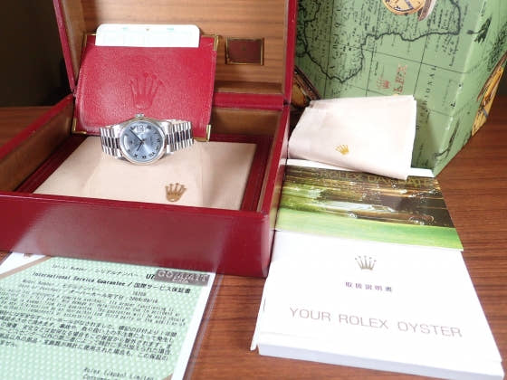 ロレックス デイデイト Ref.18206 アイスブルー文字盤 中古 day-date-9