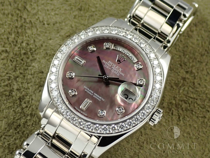 ロレックス デイデイト パールマスター Ref.18946A プラチナ ブラックシェル文字盤