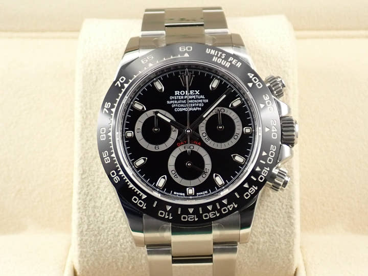 ロレックス デイトナ Ref.116500LN ステンレススチール ブラック文字盤