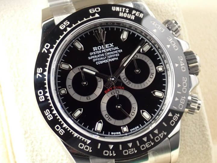 ロレックス デイトナ Ref.116500LN ステンレススチール ブラック文字盤