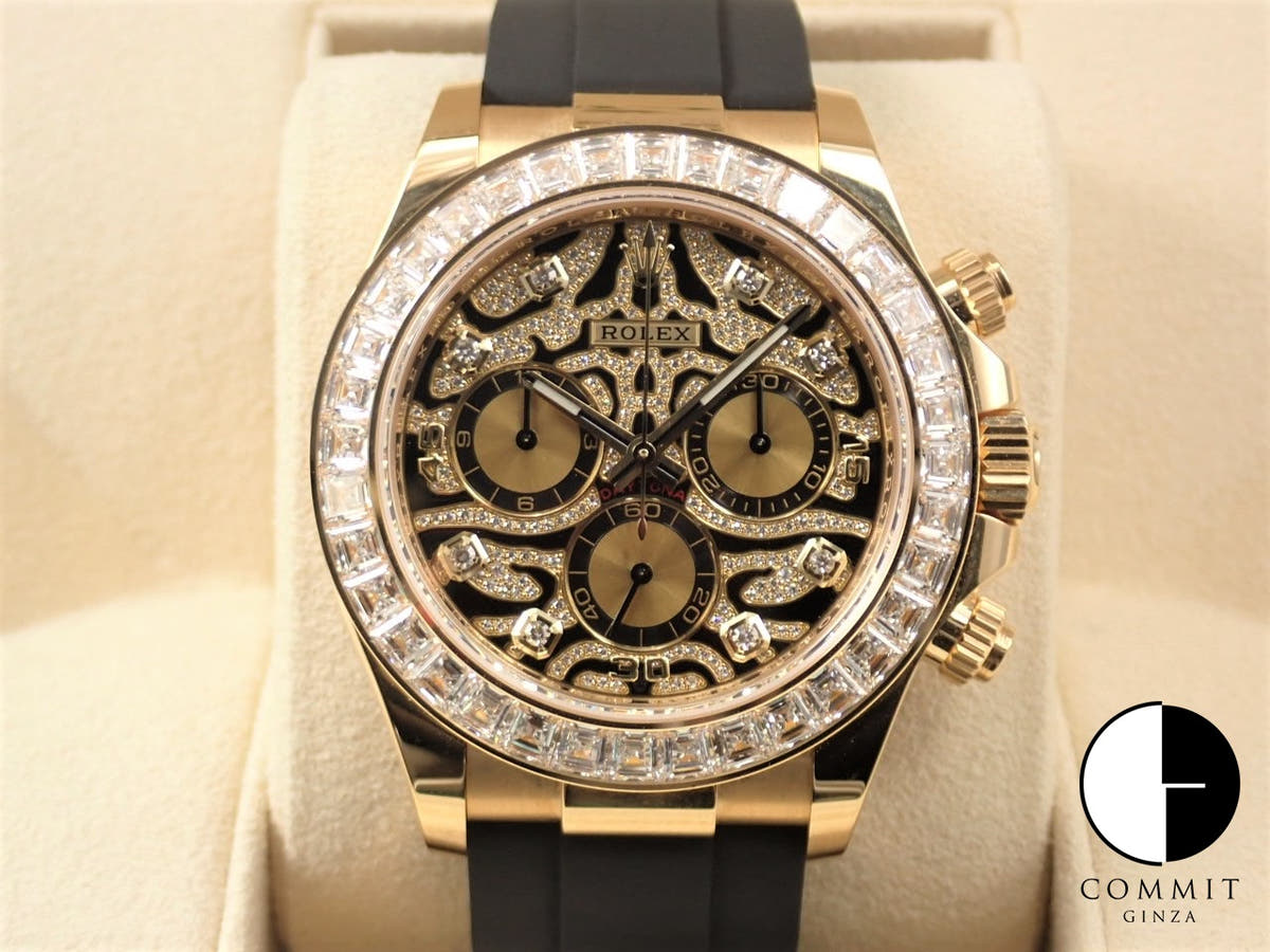 ロレックス デイトナ Ref.116588TBR イエローゴールド ブラックxシャンパン文字盤