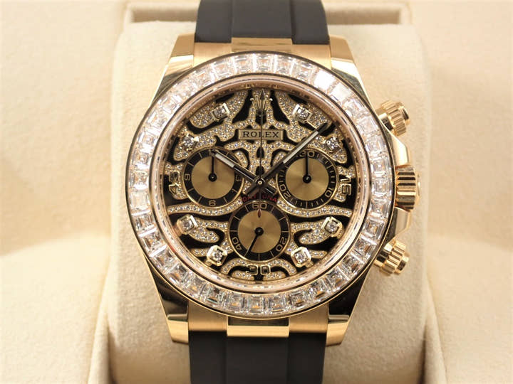 ロレックス デイトナ Ref.116588TBR イエローゴールド ブラックxシャンパン文字盤