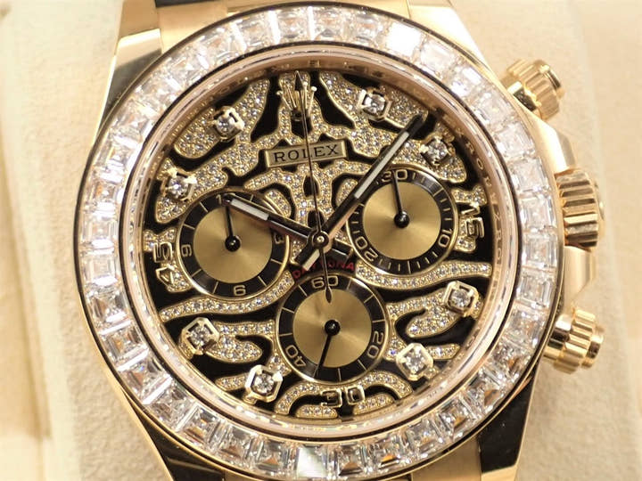 ロレックス デイトナ Ref.116588TBR イエローゴールド ブラックxシャンパン文字盤