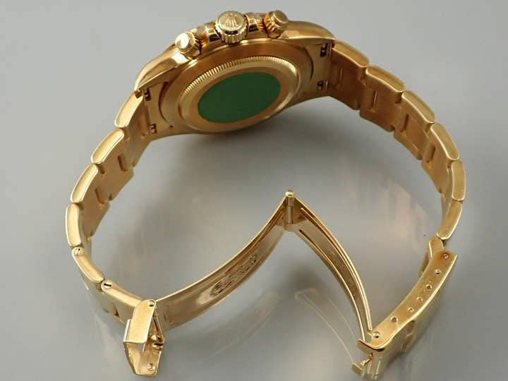 ロレックス デイトナ エルプリメロ Ref.16528G イエローゴールド ブラックx8Pダイヤ文字盤