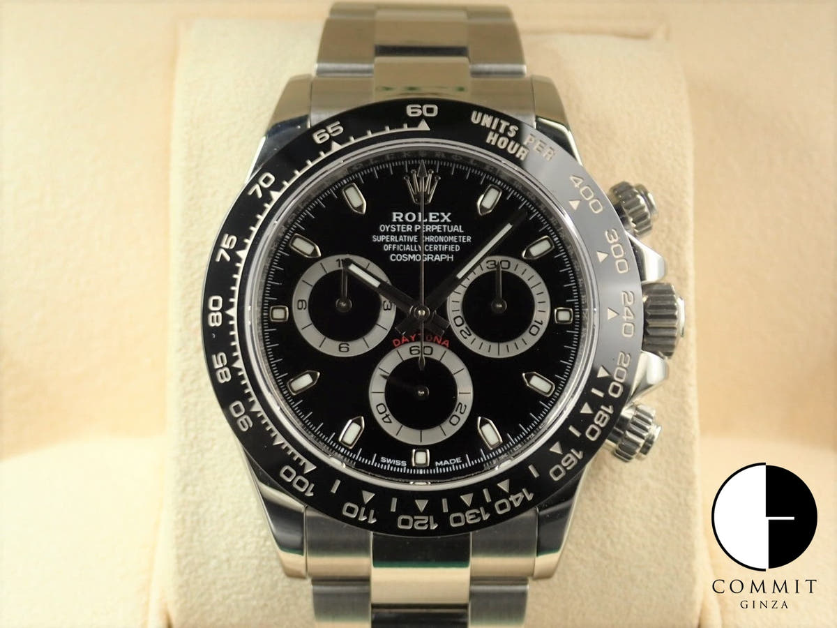 ロレックス デイトナ Ref.116500LN ステンレススチール ブラック文字盤