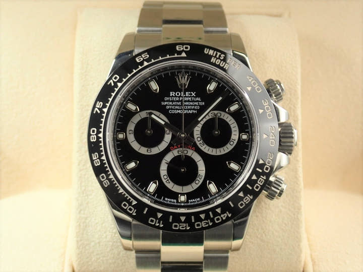 ロレックス デイトナ Ref.116500LN ステンレススチール ブラック文字盤