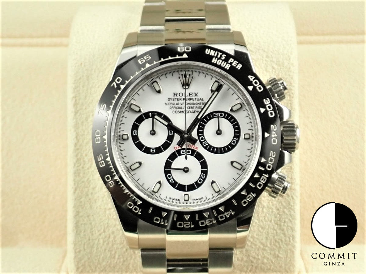 ロレックス デイトナ Ref.116500LN ステンレススチール ホワイト文字盤