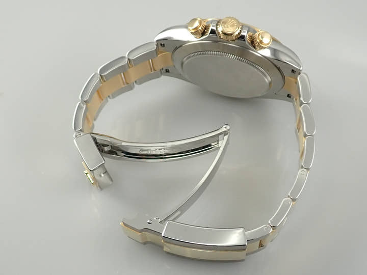 ロレックス デイトナ Ref.116503 ステンレススチール/イエローゴールド ブルーアラビア文字盤