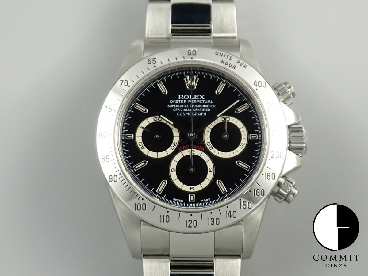 ロレックス デイトナ エルプリメロ Ref.16520 ステンレススチール ブラック文字盤