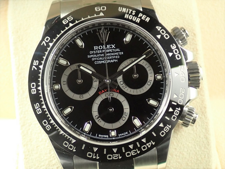 ロレックス デイトナ Ref.116500LN ステンレススチール ブラック文字盤