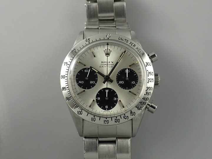 ロレックス デイトナ Ref.6239 ステンレススチール シルバー文字盤