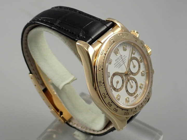 ロレックス デイトナ エルプリメロ Ref.16518G イエローゴールド ホワイト文字盤
