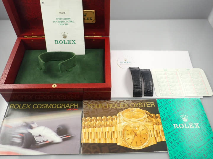 ロレックス デイトナ エルプリメロ Ref.16518G イエローゴールド ホワイト文字盤