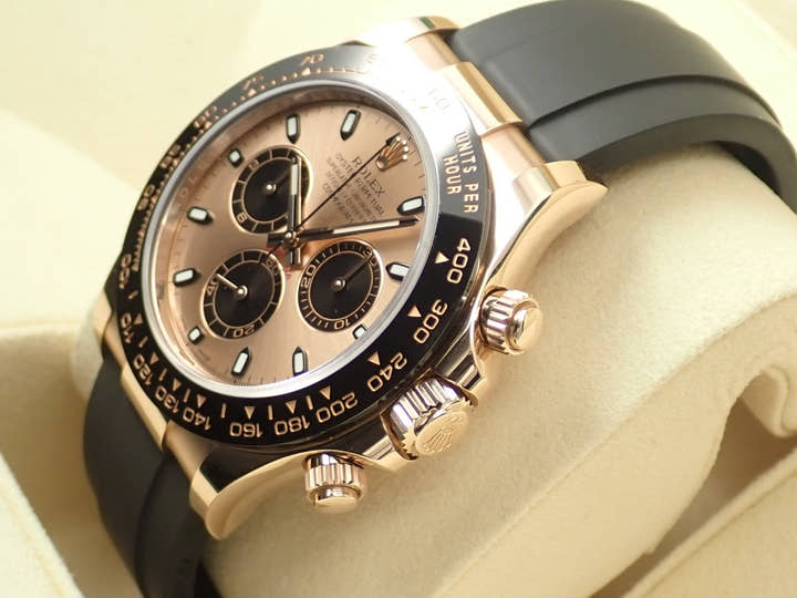 ロレックス デイトナ Ref.116515LN エバーローズゴールド ピンクxブラック文字盤