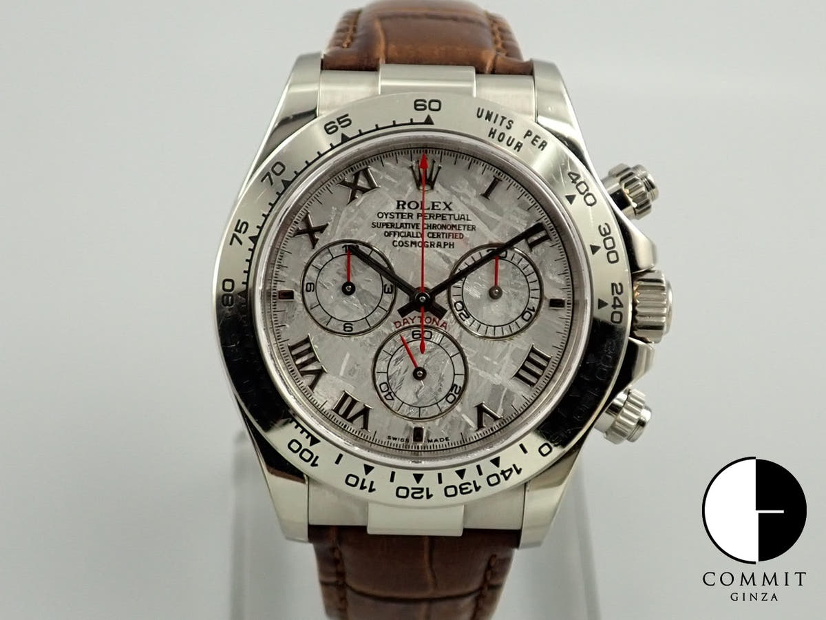 ロレックス デイトナ Ref.116519 ホワイトゴールド メテオライト文字盤