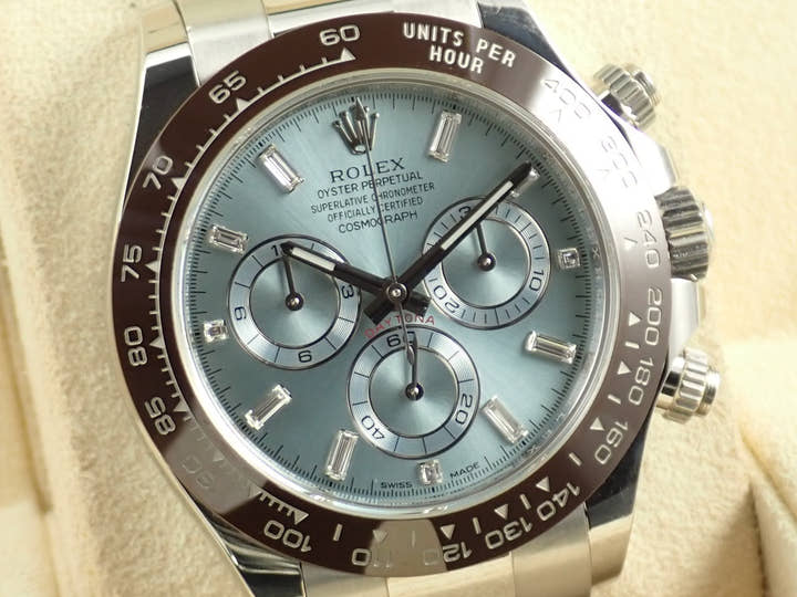 Rolex Daytona Ref. 116506A Platinum Ice Blue Dial