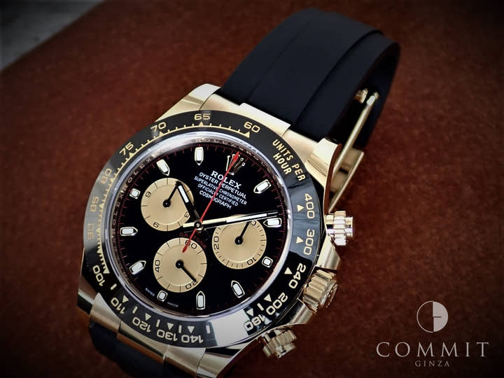 Rolex Daytona Ref. 116518LN Yellow Gold Black x Champagne Dial