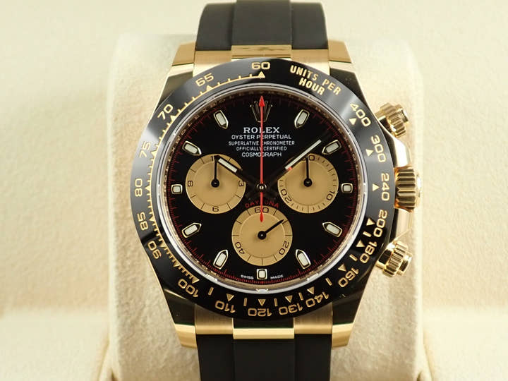 Rolex Daytona Ref. 116518LN Yellow Gold Black x Champagne Dial