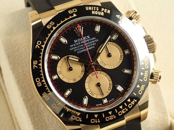 Rolex Daytona Ref. 116518LN Yellow Gold Black x Champagne Dial