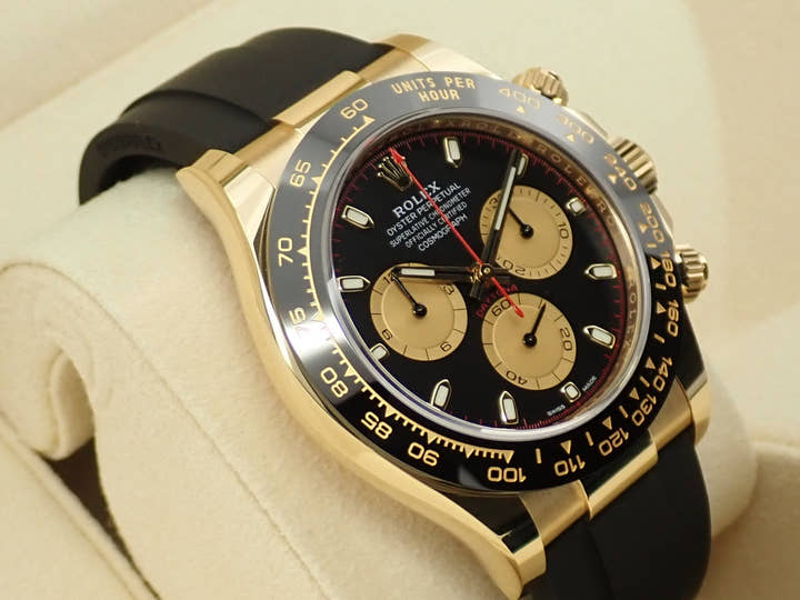 Rolex Daytona Ref. 116518LN Yellow Gold Black x Champagne Dial
