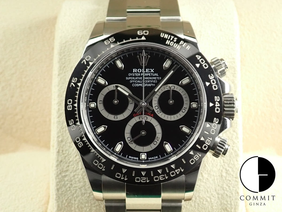 ロレックス デイトナ Ref.116500LN ステンレススチール ブラック文字盤