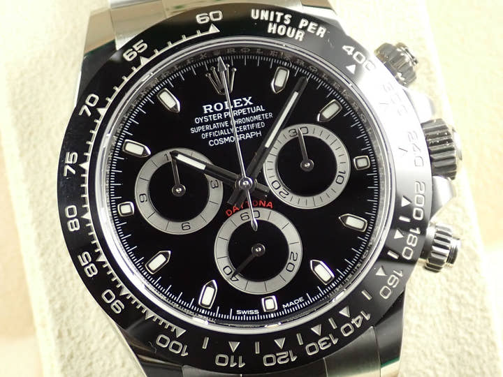 ロレックス デイトナ Ref.116500LN ステンレススチール ブラック文字盤