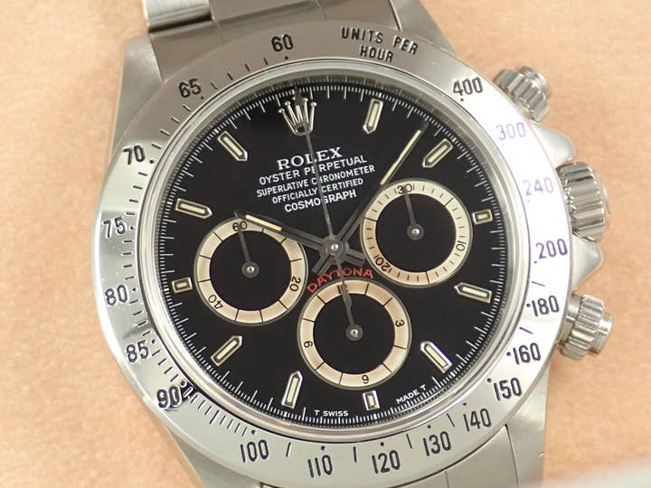 ロレックス デイトナ エルプリメロ Ref.16520 ステンレススチール ブラック文字盤