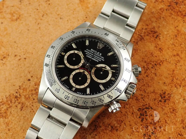 ロレックス デイトナ エルプリメロ Ref.16520 ステンレススチール ブラック文字盤