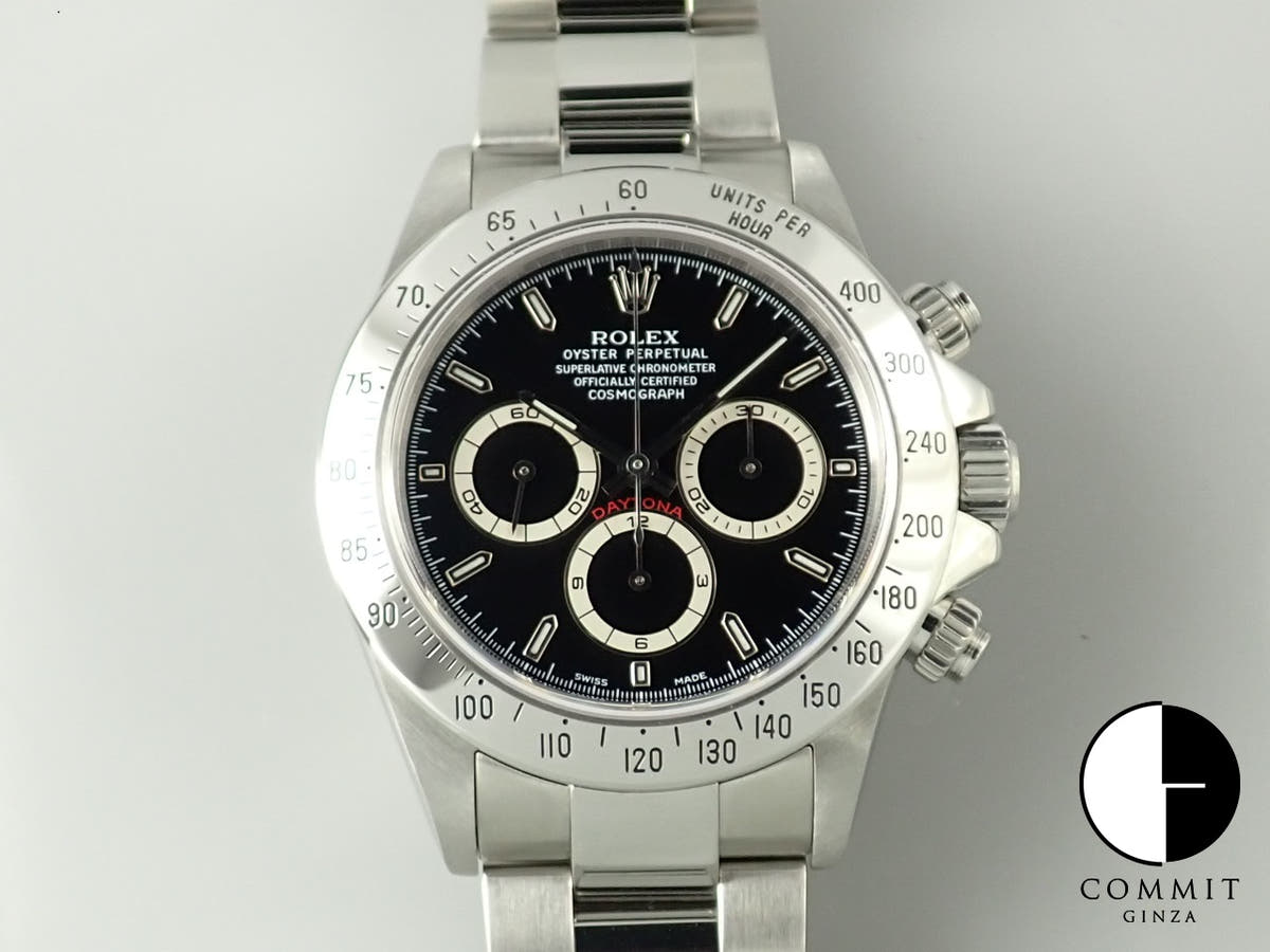 ロレックス デイトナ エルプリメロ Ref.16520 ステンレススチール ブラック文字盤