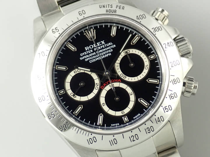 ロレックス デイトナ エルプリメロ Ref.16520 ステンレススチール ブラック文字盤
