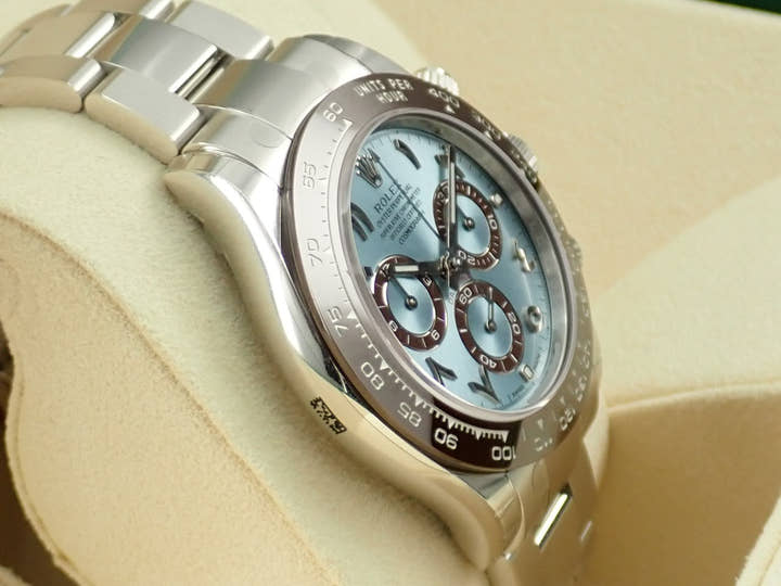 ロレックス デイトナ Ref.116506 プラチナ アイスブルーxアラビアインデックス文字盤