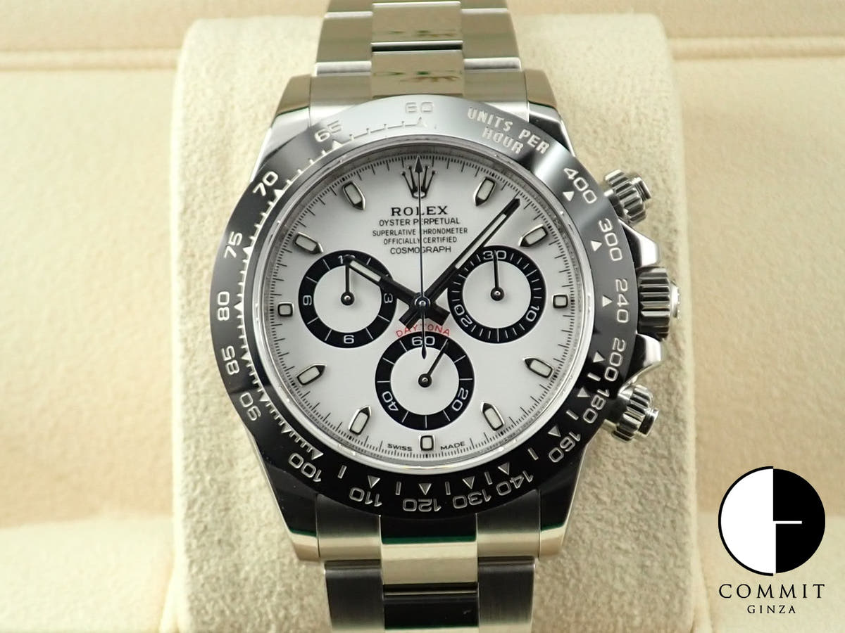 ロレックス デイトナ Ref.116500LN ステンレススチール ホワイト文字盤