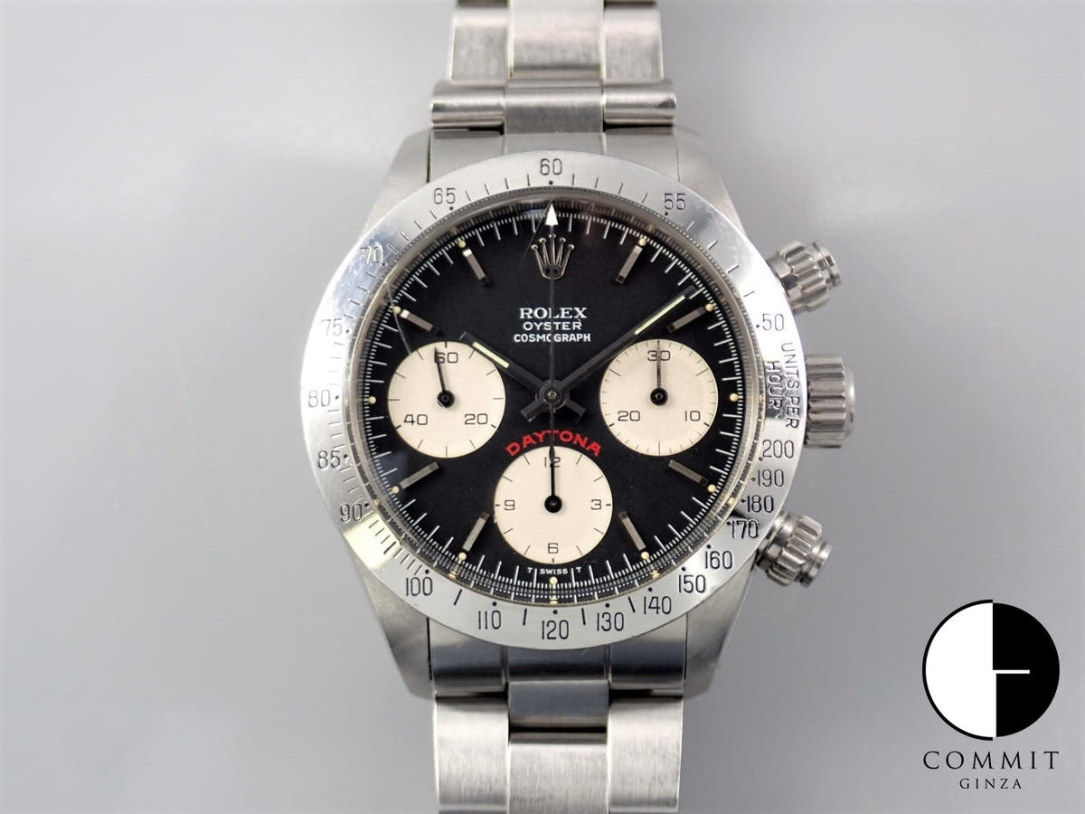 ロレックス デイトナ Ref.6265 ステンレススチール ブラック文字盤