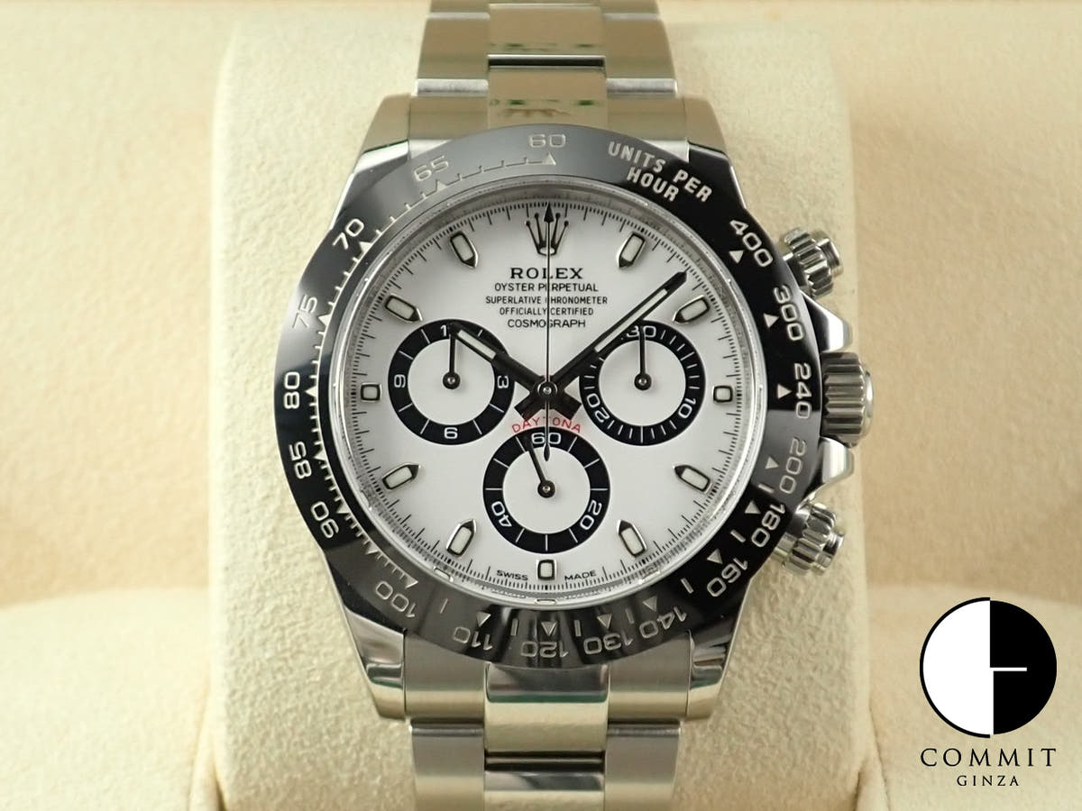 ロレックス デイトナ Ref.116500LN ステンレススチール ホワイト文字盤