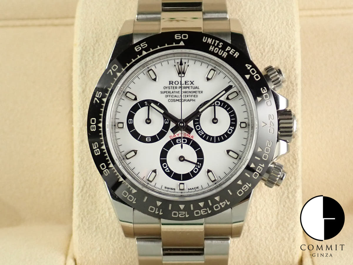 ロレックス デイトナ Ref.116500LN ステンレススチール ホワイト文字盤