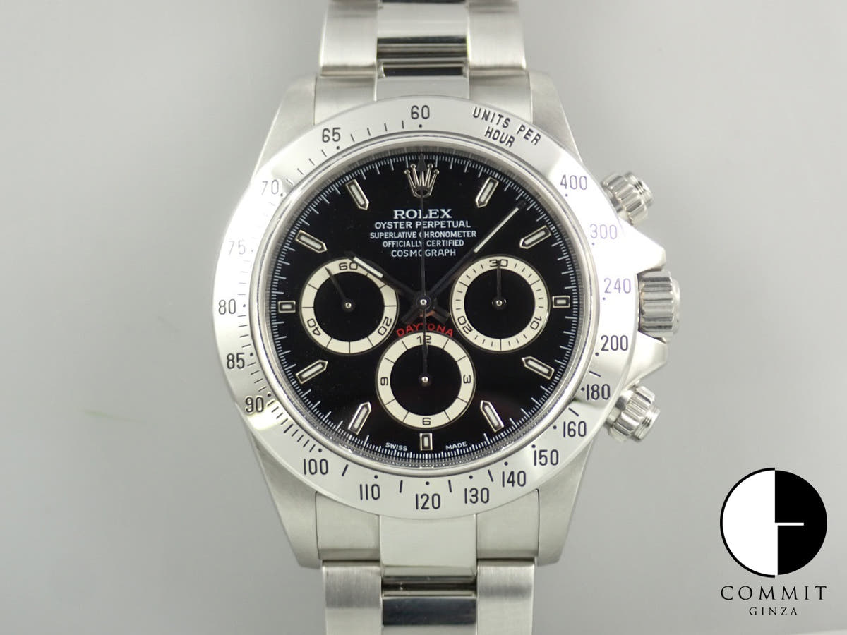 ロレックス デイトナ エルプリメロ Ref.16520 ステンレススチール ブラック文字盤