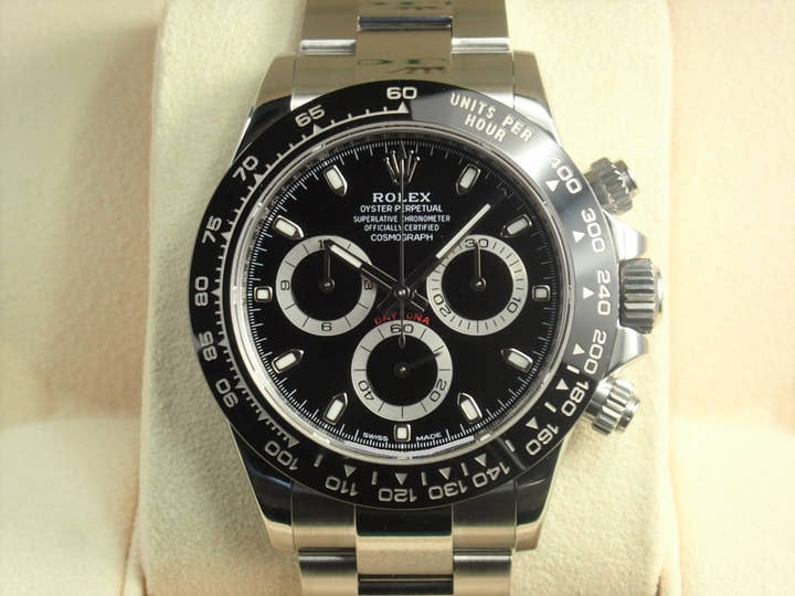ロレックス デイトナ Ref.116500LN ステンレススチール ブラック文字盤