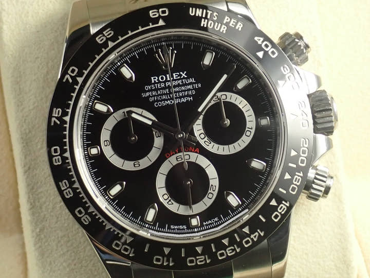 ロレックス デイトナ Ref.116500LN ステンレススチール ブラック文字盤