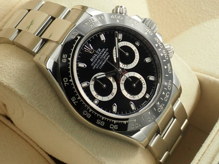 ロレックス デイトナ Ref.116500LN ステンレススチール ブラック文字盤
