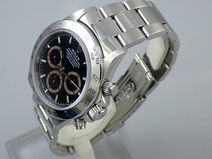 ロレックス デイトナ エルプリメロ Ref.16520 ステンレススチール ブラック文字盤