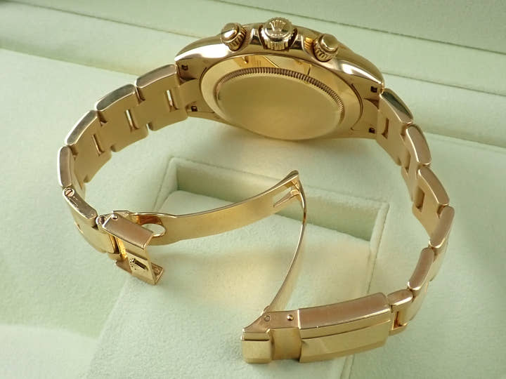 ロレックス デイトナ Ref.116528 イエローゴールド シャンパン文字盤