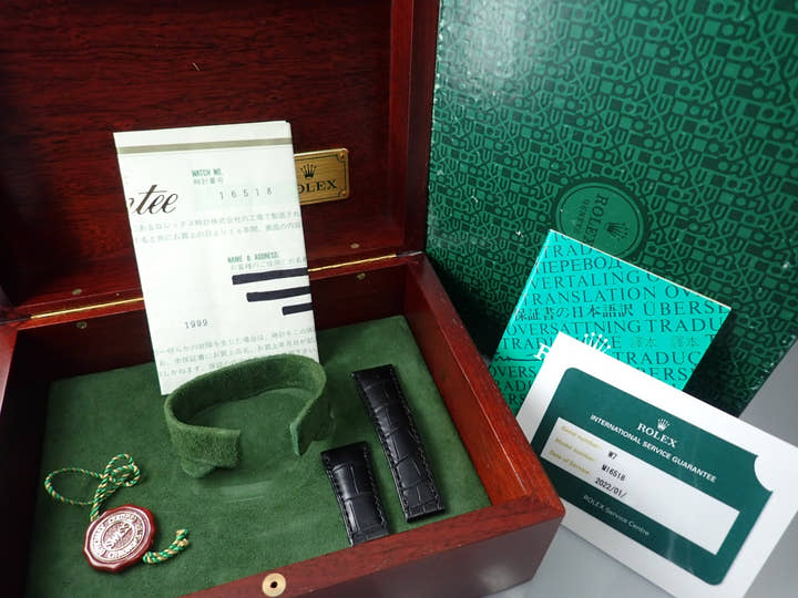 ロレックス デイトナ エルプリメロ Ref.16518 イエローゴールド ホワイト文字盤