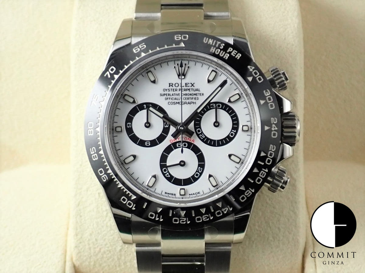 ロレックス デイトナ Ref.116500LN ステンレススチール ホワイト文字盤