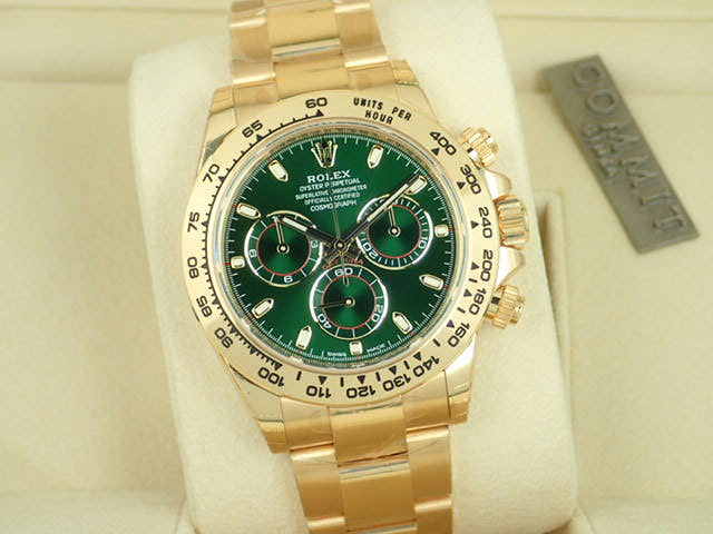 ロレックス デイトナ Ref.116508 グリーン文字盤 未使用 daytona-204