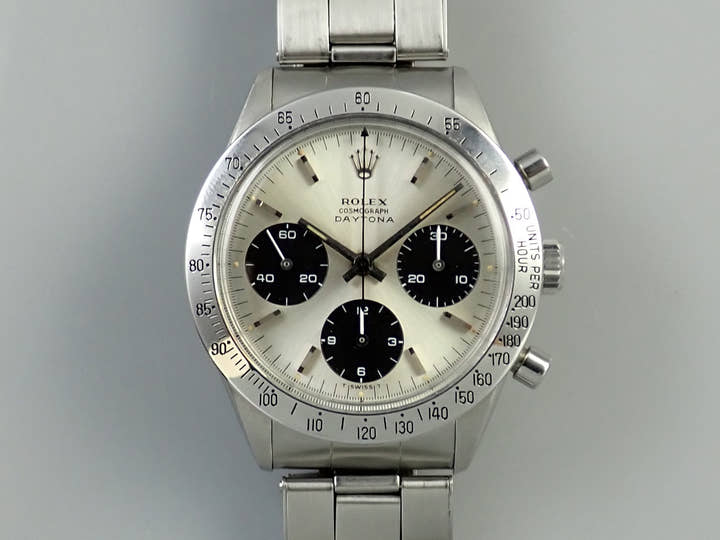 ロレックス デイトナ Ref.6239 ステンレススチール シルバー文字盤